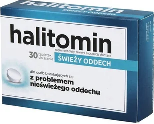 Aflofarm HALITOMIN 30 tabl do ssania 3090461 - Produkty na nieświeży oddech Aflofarm HALITOMIN 30 tabl do ssania 3090461 - Produkty na nieświeży oddech - miniaturka - grafika 1