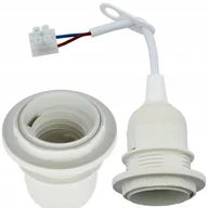 Pozostałe akcesoria sieciowe - Oprawka Remontowa Budowlana na Żarówke E27 Prowizorka z Przewodem i Kostką Zaciskową - miniaturka - grafika 1