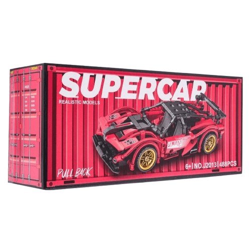 Klocki konstrukcyjne z serii SUPERCAR auto sportowe 488 elem.