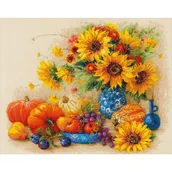 Pasmanteria - Haft krzyżykowy - Zestaw do haftu z muliną - Słoneczny dzień - miniaturka - grafika 1