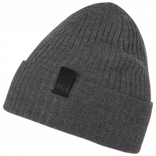 Czapka zimowa Helly Hansen BUSINESS BEANIE 2 - Charcoal - Czapki damskie - miniaturka - grafika 1