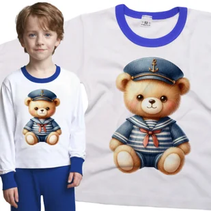 Piżama dziecięca Miś Pluszowy Marynarz Kapitan Dzień Misia 110/116 - VoloDonum - Piżamy dla dziewczynek Piżama dziecięca Miś Pluszowy Marynarz Kapitan Dzień Misia 110/116 - VoloDonum - Piżamy dla dziewczynek - miniaturka - grafika 1