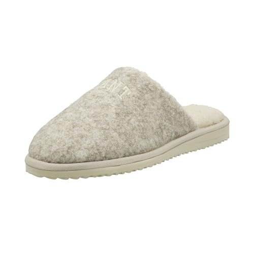 GANT FOOTWEAR Pantofli kapcie damskie, taupe melanż, 40 EU, Taupe Melange, 40 EU