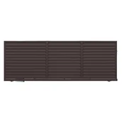 Ogrodzenia - Polbram Brama przesuwna bez przeciwwagi Kreta 4x1,5 m lewa brązowa automat - miniaturka - grafika 1