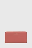Portfele - Coccinelle portfel damski kolor różowy - miniaturka - grafika 1