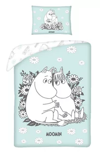 Halantex, pościel niemowlęca, Moomins MO-9885JBL, 100x135+40x60 - Pościel dla dzieci - miniaturka - grafika 1
