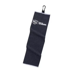 Ręcznik do kijów golfowych Wilson Tri Fold Golf Towel (mikorfirbra, czarny, 52 x 40 cm) - Golf - miniaturka - grafika 1