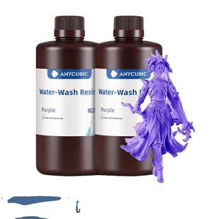 Żywica płucząca wodą do druku 3D, szybki czas naświetlania, pojemność 2 KG, 2 butelki żywicy do mycia wodąFigurka postaci - Filamenty i akcesoria do drukarek 3D - miniaturka - grafika 1