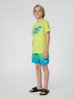 Spodnie i spodenki dla chłopców - Spodenki kąpielowe boardshorty chłopięce - 4F - grafika 1