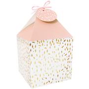 Opakowania i torebki na prezenty - incood. Pudełko na prezenty 11x11 różowo-kremowe 4szt - miniaturka - grafika 1