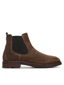 Botki męskie - Pepe Jeans Sztyblety Leeds Road M PMS500001 Brązowy - miniaturka - grafika 1