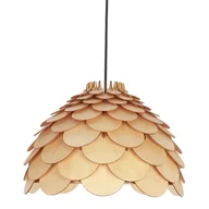 Lampy sufitowe - Lampa Wisząca Burgo Lp-101335/1P L 1Xe27 Naturalne Drewno - miniaturka - grafika 1