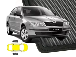 Zasłonki przeciwsłoneczne do Skoda Octavia II liftback ŚCIEMNIJ.TO, 2 szt. - Akcesoria motoryzacyjne - miniaturka - grafika 1