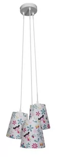 Candellux Lampa wisząca GIRL 3x40W Biały 33-62949 - Lampy sufitowe - miniaturka - grafika 1