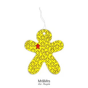 Mr&Mrs Tito Happy Car air freshner JTITOPAP01V00 Scent for Car Patchouli&Vanilla Yellow JTITOPAP01V00 - Zapachy samochodowe - miniaturka - grafika 1