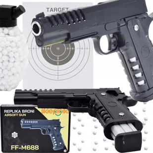 Skleplolki ASG PISTOLET BROŃ ZABAWKA KARABIN NA KULKI BB 6MM REPLIKA 100%METAL - Zabawki militarne - miniaturka - grafika 1
