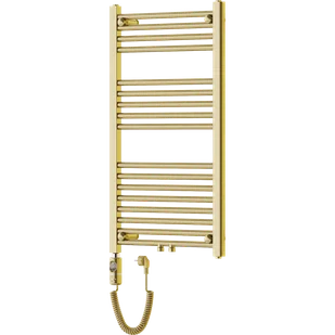 Mexen Mars grzejnik elektryczny 900 x 500 mm, 300 W, złoty - W110-0900-500-2300-50 - Grzejniki łazienkowe - miniaturka - grafika 1