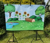 Pomoce naukowe - Słoneczniki- Baner do szkoły i przedszkola - miniaturka - grafika 1