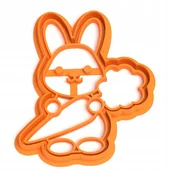 Formy do ciast - Foremka Zajączek Króliczek z marchewką Wielkanoc - miniaturka - grafika 1