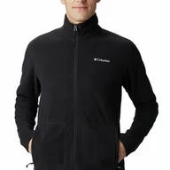 Bluzy męskie - Męska bluza polarowa Columbia Fast Trek Light FZ Fleece black - S - miniaturka - grafika 1