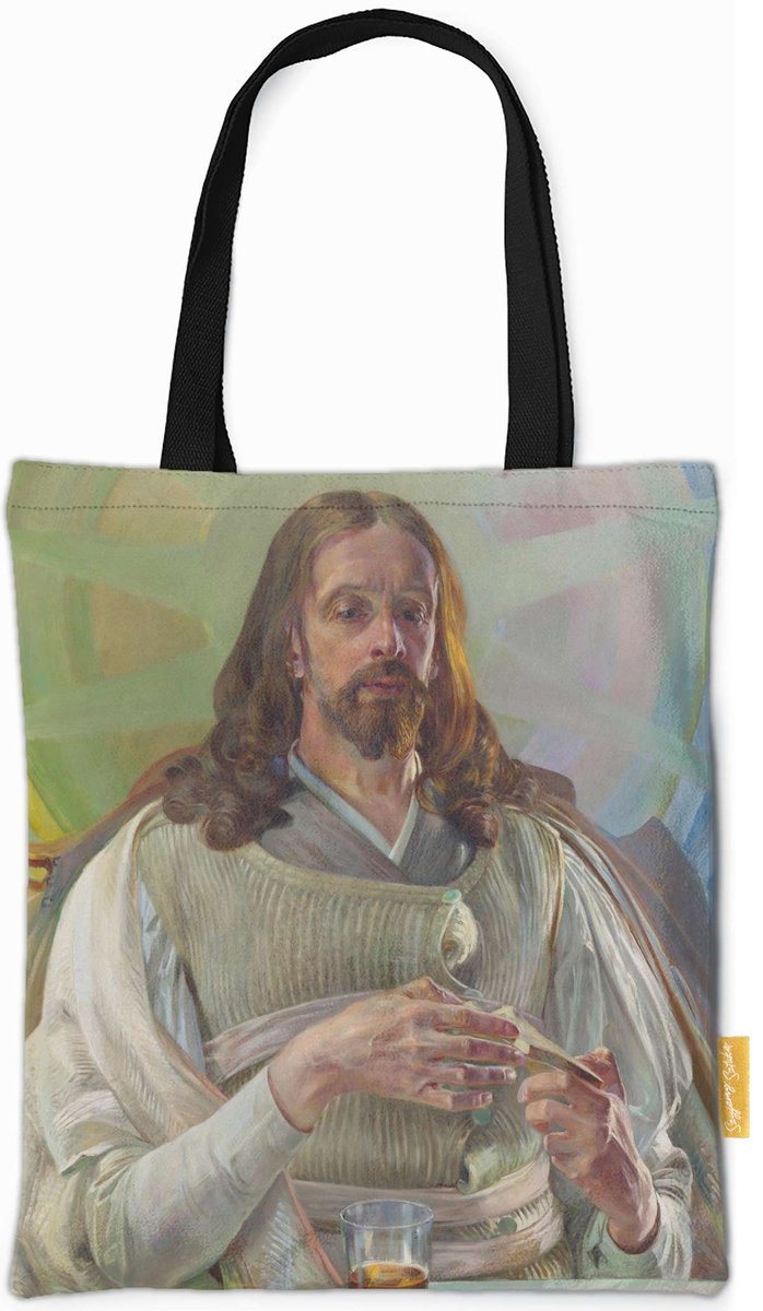 Torba na ramię Chrystus w Emaus - środkowa część tryptyku Jacek Malczewski-ONE SIZE