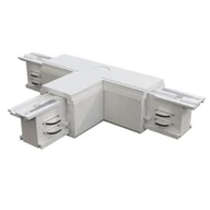 Lampy pozostałe - TRINITY łącznik T trójnik prawy biały do szyny 3-fazowej natynkowej - miniaturka - grafika 1