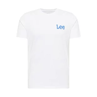 Lee Męski t-shirt Wobbly, jasny biały, rozmiar S, Bright White, S - Koszulki męskie - miniaturka - grafika 1