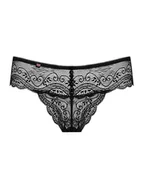 Bielizna nocna - Obsessive, Stringi damskie, Czarny, rozm. S/M - miniaturka - grafika 1