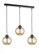 Lampy sufitowe - Ambre lampa wisząca 3-punktowa czarna/drewno 2020 - miniaturka - grafika 1