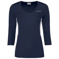 Tenis ziemny - Koszulka tenisowa damska z rękawem 3/4 Head Club Tech Shirt - miniaturka - grafika 1