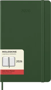 MOLESKINE kalendarz 2026 ZIELONY LARGE HARD DZIENNY (13x21) - Kalendarze - miniaturka - grafika 1