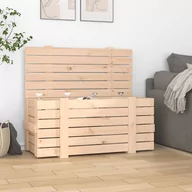 Pudła i pojemniki do przechowywania - Vidaxl Skrzynia Do Przechowywania, 91X40,5X42 Cm, Lite Drewno Sosnowe - miniaturka - grafika 1