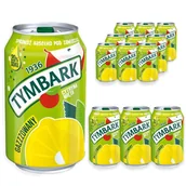 Napoje gazowane - Tymbark Napój gazowany jabłko cytryna mięta 330 ml x 12 sztuk - miniaturka - grafika 1