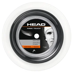 Naciąg tenisowy Head Hawk Rough Reel Antracite (120 m)  1.25 mm - Tenis ziemny - miniaturka - grafika 1