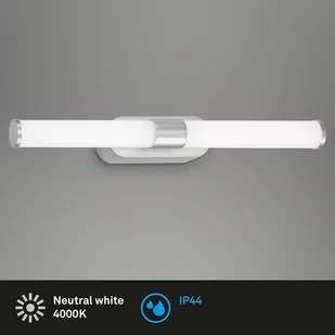 Briloner Kinkiet LED Runt IP44 4 000 K chrom matowy - Lampy ścienne - miniaturka - grafika 4