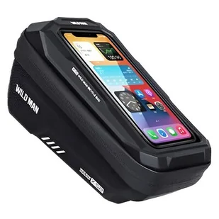 Etui/uchwyt rowerowy WILDMAN XS2 sakwa na ramę czarna/black - Akcesoria rowerowe - miniaturka - grafika 1