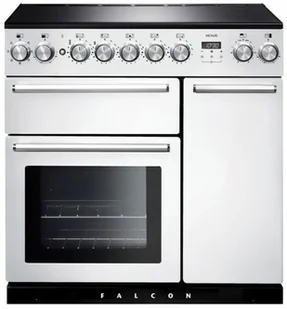 Kuchenka elektryczna Kuchnia z płytą indukcyjną FALCON Nexus 90 Biały chrom NEX90EIWH/C-EU - Kuchenki elektryczne - miniaturka - grafika 1