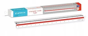Starpak Linijka plastikowa Skalówka Starpak 452821 - Przybory szkolne - miniaturka - grafika 1