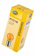 Żarówki samochodowe - HELLA Standard lampy migowej Żółty py21 W 12 V, zestaw z 10 żarówkami, 8 GA 006 841 121 8GA 006 841-121 - miniaturka - grafika 1