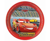 Dekoracje i nakrycia stołu na imprezę - Talerzyki Papierowe Cars 3 (Disney), Next Generation  23Cm, 8 Szt. (Plastic-Free) - miniaturka - grafika 1
