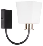 Lampy ścienne - Candellux SCHUBERT Czarny | Złoty E27 Kinkiet ścienny 21-74225 21-74225 - miniaturka - grafika 1
