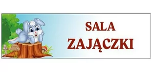 Tabliczka - Sala Zajączki - Pomoce naukowe - miniaturka - grafika 1