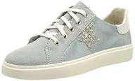 Buty dla dziewczynek - Richter Kinderschuhe Sneakersy dziewczęce Flora, Ciel Silver White - 32 EU - miniaturka - grafika 1