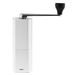Młynek ręczny ceramiczny  Hario - PRISM Aluminum srebrny - Młynki do kawy - miniaturka - grafika 1