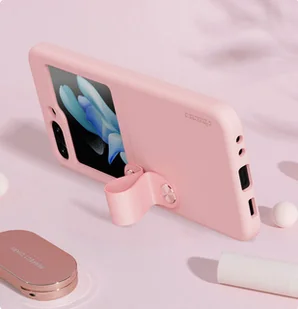 Etui z zawieszką i podstawką Nillkin Flex Flip do Samsung Galaxy Z Flip 5 - czarne - Etui i futerały do telefonów - miniaturka - grafika 12
