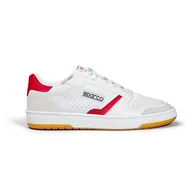 Buty sportowe męskie - Buty sportowe Sparco S-URBAN biało-czerwone - miniaturka - grafika 1