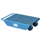 Wózki magazynowe - B2B Partner Podnośnik transportowy, nośnik, 1000 kg, 4 kółka skrętne SC104 - miniaturka - grafika 1