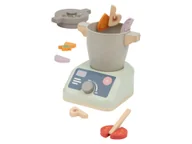 Zabawki kreatywne - Lupilu Drewniany ekspres do kawy / robot kuchenny / garnek / piekarnik do zabawy Robot kuchenny - miniaturka - grafika 1
