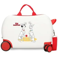 Walizki - Joumma Disney Dalmatas Family walizka dziecięca biała 45 x 31 x 20 cm twarda ABS 24,6 l 1,8 kg 4 koła bagaż podręczny, biała, walizka dziecięca - miniaturka - grafika 1