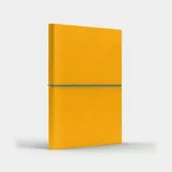 Notesy i bloczki - Like U Notatnik B6 Fun S linia żółty/niebieski - Like U - miniaturka - grafika 1